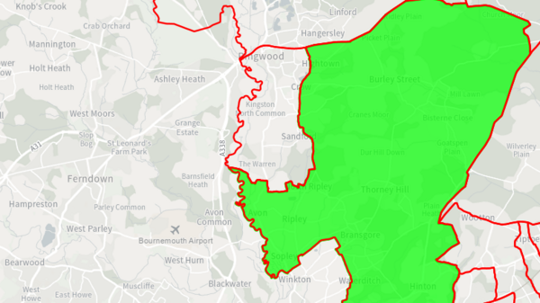 Bransgore ward map