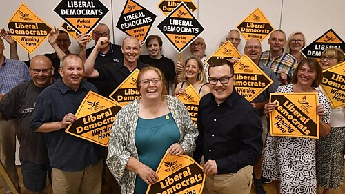lib dems winning