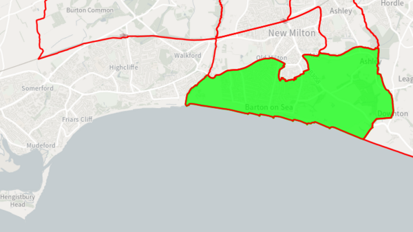 Barton & Becton ward map